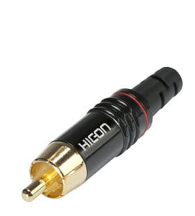 HiCon RCA HI CM06 RED conector rca hicon HiCon RCA HI CM06 RED conector rca hicon