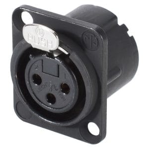 Neutrik XLR Montaj Feminin TYP D conector xlr neutrik