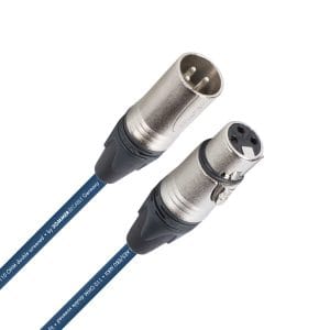 Binary-234-XLR-Neutrik-Albastru Cablu XLR mama-tata DMX AES Neutrik | Binary 234 Albastru