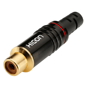 HiCon-HI-CF06-RED.png HiCon RCA Cinch Red Female