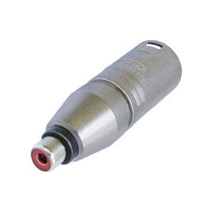 Neutrik NA2MPMF Neutrik Adaptor NA2MPMF RCA Female la XLR Male